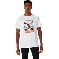 ราคา ASICS MEN TRACK EVENT GRAPHIC TEE MEN CPS ผู้ชาย เสื้อคอกลม ของแท้ BRILLIANT WHITE (22143798434)