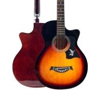 ราคา กีตาร์โปร่งเเละกีตาร์โปร่งไฟฟ้า เเบรนด์ MartinLee รุ่น ML 38CG ขนาด 38 เล่นง่าย คุณภาพดี (19223410080)