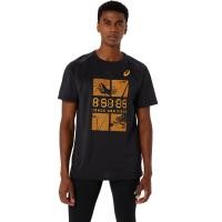 ราคา ASICS MEN TRACK PRACTICE GRAPHIC TEE MEN CPS ผู้ชาย เสื้อคอกลม ของแท้ PERFORMANCE BLACK (22024422608)