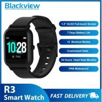 ราคา Blackview R3 สมาร์ทนาฬิกา 1 3 39TFT 220mAh บลูทู ธ 5 0 IP68 กันน้ำฟิตเนสชายหญิงอัตราการเต้นหัวใจแคลอรี่ Android IOS (22467200286)