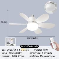 ราคา GOGEOUS 20นิ้ว 52CM โคมไฟพัดลมเพดาน 40W สีขาว พัดลมโคมไฟแขวน ปรับแสงได้ 3 สี ลมแรง 3 ระดับ พัดลมเพดาน พัดลม เพดาน มี ไฟ ใบพัด 5 ใบ พัดลมติดเพดาน พัดลมเพดานมีไฟ (22628765658)