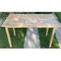 ราคา โต๊ะอาหาร โต๊ะกินข้าว ไม้ยางพารา ขนาด 60x120x75 (18908900441)