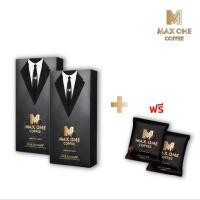 ราคา MAX ONE COFFEE กาแฟแม็กซ์วัน คอฟฟี่ กาแฟสำหรับคุณผู้ ช บำรุงกำลัง กาแฟสมุนไพร โสมเกาหลี 15g (22626720684)