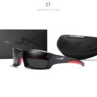 ราคา Wiley X WX แบรนด์2021ใหม่แว่นกันแดดกีฬาผู้ชาย HD แว่นตากันแดดโพลาไรซ์ TR90สแควร์กรอบเลนส์กระจกเคลือบ UV400 (14429270684)