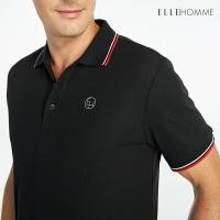 ราคา ELLE HOMME POLO เสื้อยืดโปโลคอปก แขนสั้น สกรีนโลโก้ EH สวมใส่สบาย สีดำ W8K903 (21697072331)