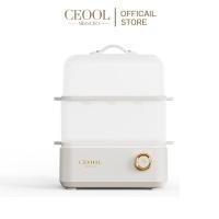 ราคา CEOOL เครื่องนึ่งไฟฟ้าอเนกประสงค์ 2 ชั้น ความจุ 3 ลิตร ไข่นึ่ง ขนม ปลานึ่ง DXZG01 (22509348662)