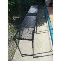 ราคา โต๊ะพับอเนกประสงค์ ขนาด ก 30Xย 180Xส 75 ซม ตะแกรงเหล็ก พ่นสีป้องกันสนิม คงทนรับน้ำหนักได้ 100 Kg (17027124022)