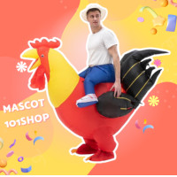 ราคา ชุดมาสคอตขี่ไก่เป่าลม ชุดแฟนซีเป่าลม ชุดขี่ไก่เป่าลม (21780543135)