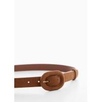 ราคา MANGO BELT CUARCITA เข็มขัดหนังกลับ รุ่น CUARCITA Ref 57005973 (22536341071)