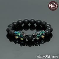 ราคา อาเป่า หินนิลด้าน Matte Onyx ขนาด 12 มิล ประดับปี่เซียะ 5 ธาตุ 1 คู่ สีดำ ปี่เซียะเปลี่ยนสี ปี่เซียะ 5 สี คัดหิน หินนิลกาฬ กำไลหินสี กำไลหิน (686148540)