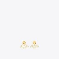 ราคา ต่างหูสร้อยคอเพชรสวารอฟสกีโลโก้ Tory Burch outlet Tb Kira Double T 153672 (21366545679)
