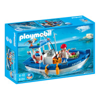 ราคา Playmobil 5131 Exclusive Fisherman with Boat เอ็กซ์คลูซีฟ ชาวประมงกับเรือ (5453158760)