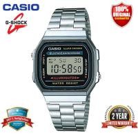 ราคา สิงค้าขายดี คาสิโอ นาฬิกาข้อมือผู้หญิง ชาย สายสแตนเลส สายสเตนเลส รุ่น A168WA 1W จัดส่งพร้อมกล่องคู่มือใบประกันศูนย์CMG 1ปี (21685477856)