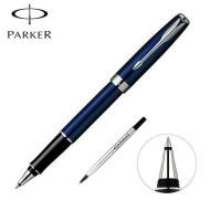 ราคา ปากกา PARKER sonnet rollerballMatte Black Lacquer with GOLD Trim Fine Point Black Ink Refill (914902356)