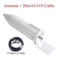 ราคา 3G 4G 5G เสาอากาศภายนอก698 3700MHz กลางแจ้ง OMNI เสาอากาศ10 12dBi N หญิง Dual Slider พร้อมสายต่อ (16440414633)