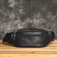 ราคา กระเป๋าสะพายข้างไหล่หนังวัวแท้กระเป๋าคาดหน้าอกหนังวัวแท้ของผู้ชายแบบสบายอเนกประสงค์กระเป๋ากระเป๋าสะพายบ่าคาดเอวของผู้ชาย (21846277081)