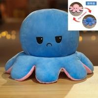 ราคา ตุ๊กตาปลาหมึกตัวน้อยเปลี่ยนใบหน้าหมอนกอดสองด้านตุ๊กตาแบบพลิกด้านขนาดใหญ่พิเศษสีฟ้าตุ๊กตาปลาหมึกเปลี่ยนใบหน้าโกรธของขวัญผู้หญิง (21448305823)
