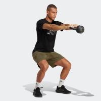 ราคา adidas เทรนนิง Gym Training กางเกงเทรนนิงขาสั้น Train Essentials All Set ผู้ชาย สีเขียว IB8163 (22433971355)