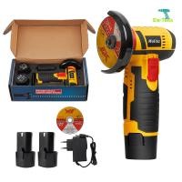 ราคา MOLITA เครื่องเจียร์ไร้สาย 12V เครื่องเจียร์ แบตเตอรี่ 2ก้อน ลูกหมู 3 นิ้ว เครื่องตัด หินเจียร์ เครื่องเจียร์ไฟฟ้า สีเหลือง (20827320761)