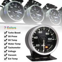 ราคา Defi Advance A1ขนาด60มม เกจวัดสำหรับรถแข่ง Defi Meter 7สีใน1 Turbo Boost อุณหภูมิน้ำแรงดันไฟฟ้ามาตรวัดแรงดันน้ำมัน (7777573863)