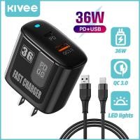 ราคา KIVEE หัวชาร์จเร็ว 36W ประกัน1ปี หัวชาร์จไอโฟน อะแดปเตอร์ iPhone USB Type C Charger หัวชาจเร็ว Aadapter Fast Charger For iPhone 15 14 pro Max iPhone 13 iPhone 12 iPad Samsung Huawei Xiaomi Poco (22517