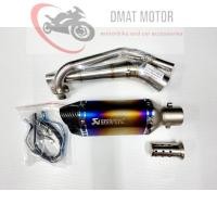 ราคา Sale Sale คอท่อสแตนเลส MSX MSX SF Demon 125 สีเงิน พร้อมปลายท่อ AK ยาว 12 นิ้ว ปลายท่อ 2 รู ฟรีแคทโล่งลดเสียง (21239775969)
