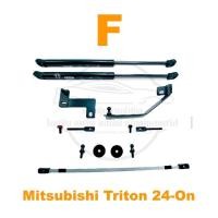 ราคา โช้คฝากระโปรง หน้า Mitsubishi Triton 2024 มิซูบิชิ ไททัน ไทรทั่น ไทรตั้น ไทตั้น สินค้าตรงรุ่นไม่ต้องเจาะ โช๊ค ค้ำฝากระโปรง รับประกัน 2 ปี (22580147513)