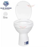 ราคา Blue diamond โถส้วมนั่งราบ แบบราดน้ำ รุ่น FH 3140 สีขาว สีฟ้า ตีลังไม้ทุกชิ้น พร้อมส่งทันที (20416965612)