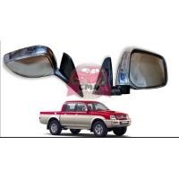 ราคา กระจกมองข้าง MITSUBISHI L200 STRADA มิตซูบิชิ สตาด้า สีโครเมี่ยม สีดำ ปรับมือ คู่ ซ้าย ขวา (21383888376)