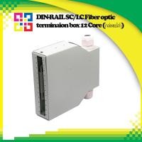 ราคา DIN RAIL SC LC Fiber optic terminaion box 12 Core กล่องเปล่า (22306248190)