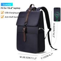 ราคา HK กระเป๋าเป้สะพายหลังกระเป๋าแล็ปท็อปผู้ชายแฟชั่น15 6นิ้วสำหรับผู้ชายกระเป๋าเป้สะพายหลังชาร์จพอร์ต USB สำหรับเด็กผู้ชายเด็กผู้หญิงธุรกิจลำลองกระเป๋าสีฟ้า (21432358010)