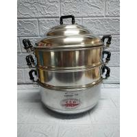 ราคา หม้อนึ่ง ซึ้ง อลูมิเนียม ขนาด 32 ซม 3 ชั้น ตราจระเข้ แข็งแรง ทนทาน อยู่เป็นตำนานคู่ครัวไทย (5274894328)