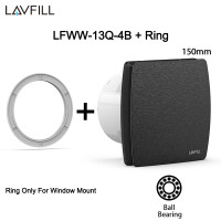 ราคา 4 5 6 100mm 120mm 150mm Designer Shower Ceiling Wall Bathroom Toilet Extractor Fan Axial Decorative Ventilation Exhaust Fan (20979506742)