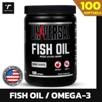 ราคา Universal Nutrition Fish Oil 100 Softgels น้ำมันปลา โอเมก้า 3 ช่วยลดคอเลสเตอรอลและไตรกลีเซอไรด์ (21437425983)