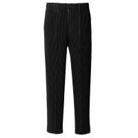 ราคา Issey Miyake ของแท้พับกางเกงผู้ชายหลวมขาตรงขาตรงข้างถนนแฟชั่นของแท้ JF150กางเกงขายาวใส่เล่น (19756999333)