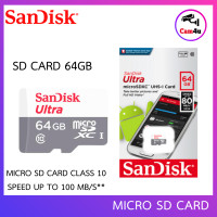 ราคา Sandisk MicroSD Ultra Class 10 80MB SD 64GB ของแท้รับประกัน 5ปี By Cam4U (413044833)