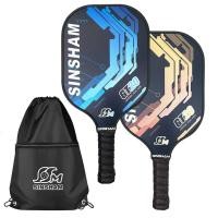 ราคา 14MM Pickleball Paddles Carbon Fiber Pickleball Set Lightweight Graphite Pickle Ball Rackets Pickle Ball Paddle Set for Men and Women pickleball pickleball paddle (22007747283)