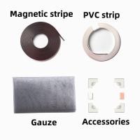 ราคา ครบชุด มุ้งแม่เหล็ก DIY มุ้งลวดแม่เหล็กป้องกันยุงสำหรับห้องนอนบ้าน Jaring Nyamok ตาข่ายหน้าต่างแม่เหล็ก (22435366333)