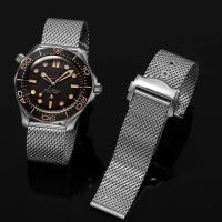 ราคา Watch Bracelet For Omega Seamaster Series 300 M Diving Watch Strap 007 Version Watch Band Diver3000m Stainless Steel Mesh Belt (19704485464)