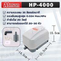 ราคา ATMAN ปั้มลม รุ่น HP 4000 HP 8000 HP 12000 ปั้มลมตู้ปลา บ่อปลา มีแผ่นกรองฝุ่นละซับเสียง เสียงเงียบ (21987078481)