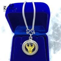 ราคา เงินแท้ 925 สร้อยคอเงินแท้ พร้อมจี้เงินแท้ พญาครุฑ ขนาดสร้อยคอ 1 8 มิล (9574106902)
