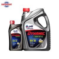 ราคา น้ำมันเครื่อง PTT DYN COMMONRAIL 10W30 6L แถม1L SUPER D BOOSTER 408417 (22259916451)