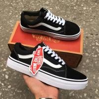 ราคา รองเท้าแวนโอสคูล รองเท้าสีดำ พร้อมกล่อง (21272241693)