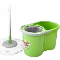 ราคา 3M scotch brite ถังปั่นอีโค่ดูโอ้ววอช พร้อมชุดไม้ถูพื้นไมโครไฟเบอร์ (21410158270)