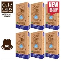 ราคา Cafecaps กาแฟ แคปซูล Nespresso compatible Decaf 6 กล่อง X10 แคปซูล กาแฟโคลัมเบียสกัดคาเฟอีนแบบคั่วกลาง เทสติ้งโน๊ตคาราเมล ท๊อฟฟี่ (1029004079)