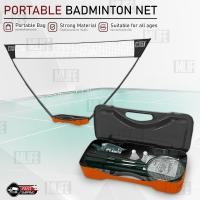 ราคา เน็ตแบดมินตัน ตาข่ายแบดมินตัน ชุดเน็ตแบด ขนาด 3 ม แบบพกพา ไม้แบด ลูกขนไก่ Portable Badminton Net (21503381057)