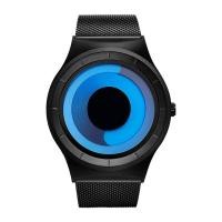 ราคา Sinobi นาฬิกาคู่รักสีตัดกันอินเทรนด์สำหรับผู้ชายนาฬิกาควอตซ์ Concept นาฬิกาข้อมือน้ำวนไร้เข็ม (20393417308)