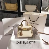 ราคา ฮ่องกง CAEISL KCIEL CK ขนาดเล็กคัลเลอร์บล็อกสี Kelly กระเป๋า 2023 ใหม่อินเทรนด์กระเป๋าสะพายข้างกระเป๋าสะพายข้างผู้หญิง (13144564620)