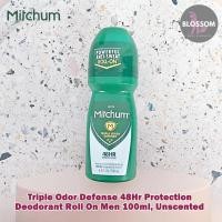 ราคา Mitchum Triple Odor Defense 48Hr Protection Deodorant Roll On Men 100ml Unscented โรออนระงับกลิ่นกาย (22294090403)