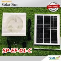 ราคา พัดลมระบายอากาศโซล่าเซลล์ 8 นิ้ว รุ่น SP EF 01 C สีขาว (22463679837)